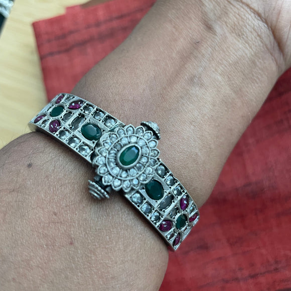 Kemp Silver Bangles - Mithuna