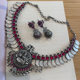 The Lakshmi Kemp  Silver Necklace