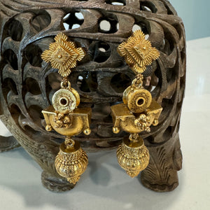 The  Antique Silver Earrings - Anjali