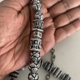 The Temple Silver Necklace - Gundu Mala ( Necklace only )