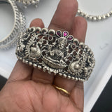 Nakshi Silver Bangles - Lakshmi