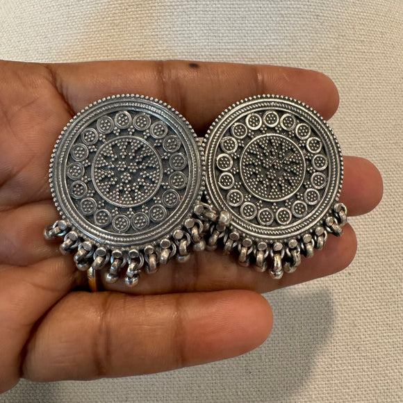 The Rava Stud Silver Earrings - Rekha