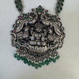 The Elegant Nakshi Temple Silver Necklace - Nakshi