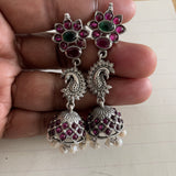 The Kemp Jhumkas Silver Earrings