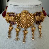 The vintage “Kaliya Mardan” Silver Necklace - Krishna