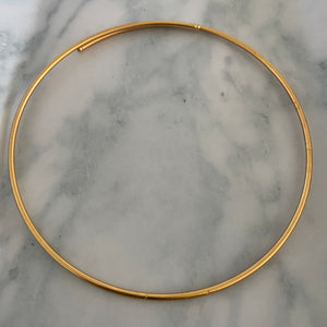 The Round Gold Hasli Silver Necklace