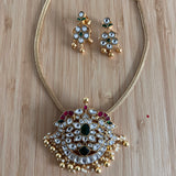 The Vintage Diamond Inspired "Padhakam" Silver Necklace