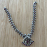 The Elegant Paisley Silver Necklace