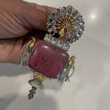 The Red Jasper Silver Pendant